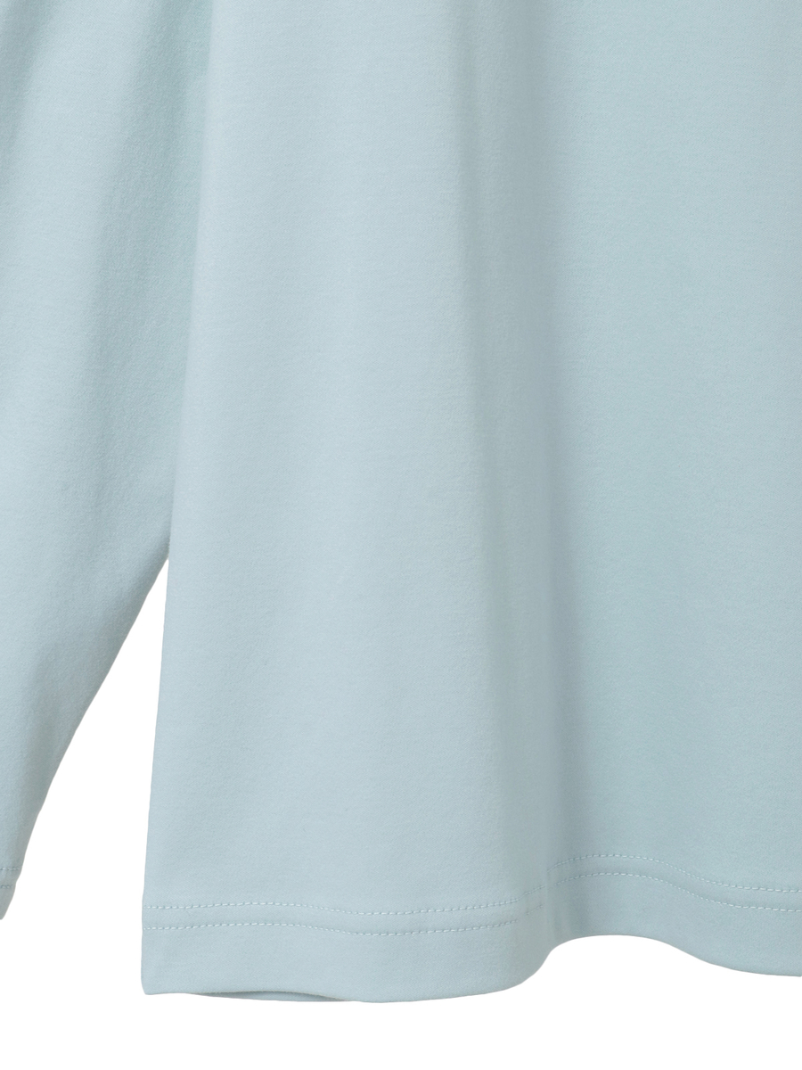 幸見うさぎ刺繍スムースカットソー 詳細画像 シロ 5