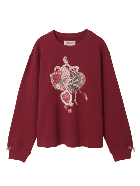 スウィートメモリープリントトレーナー