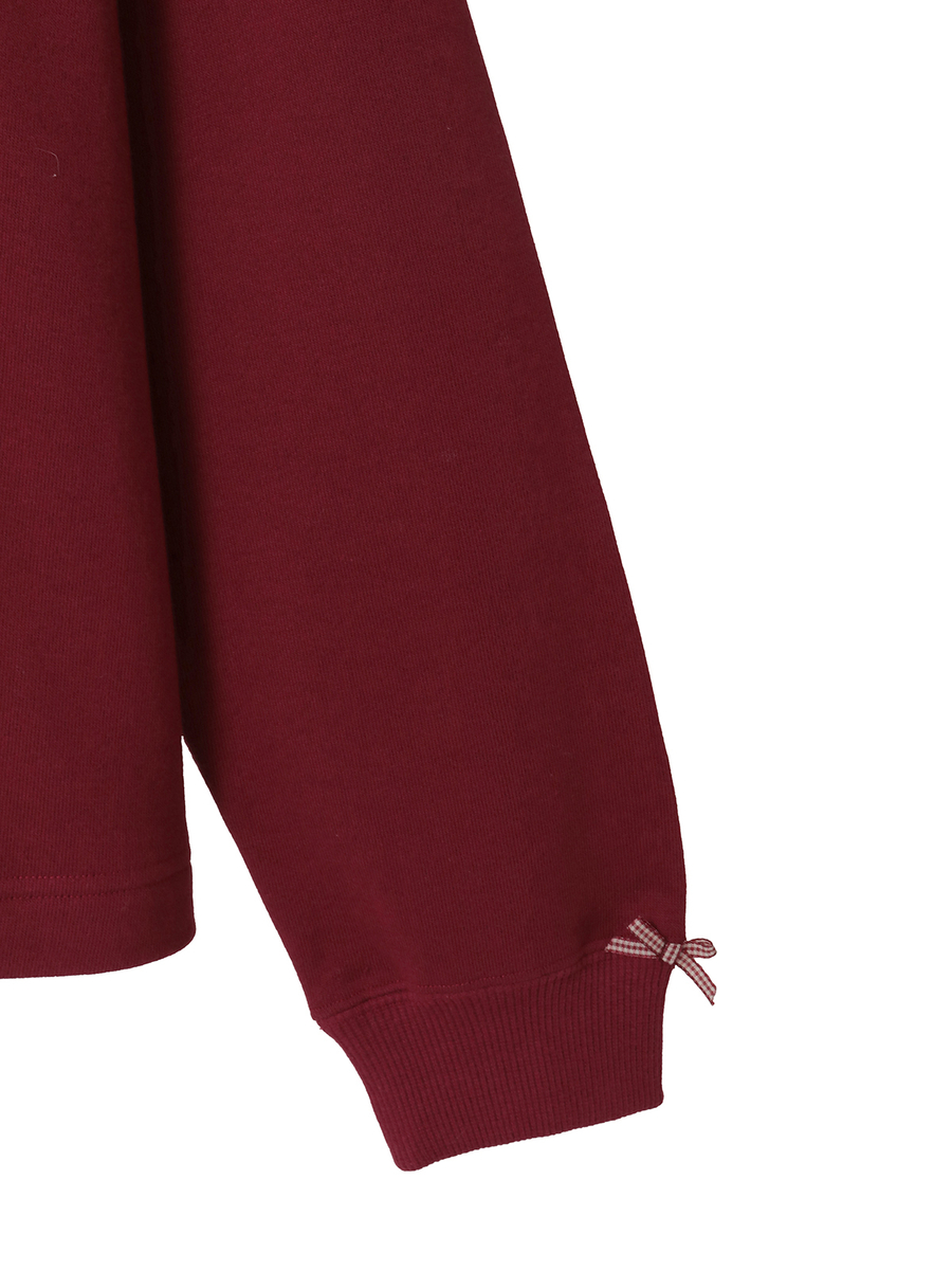 スウィートメモリープリントトレーナー 詳細画像 アカ 4