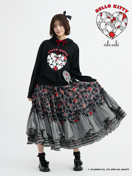 【alcali x HELLO KITTY】コラボレーションパーカー