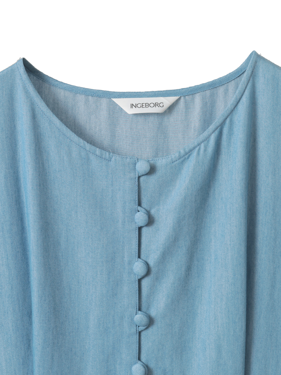 フラワーモチーフデニムワンピース 詳細画像 ブリーチ 3