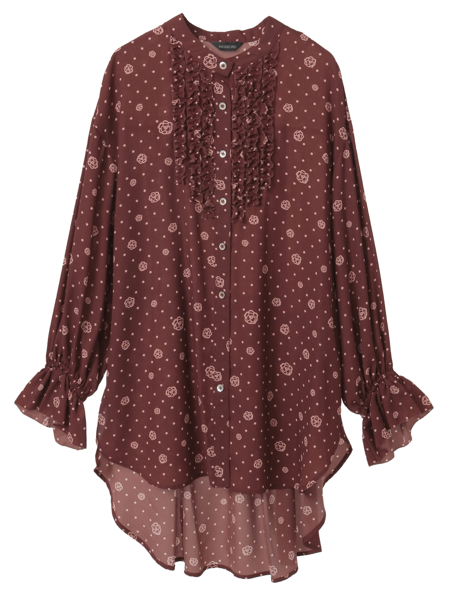 カメリアドットpt.ブラウス 詳細画像 ブラウン 1