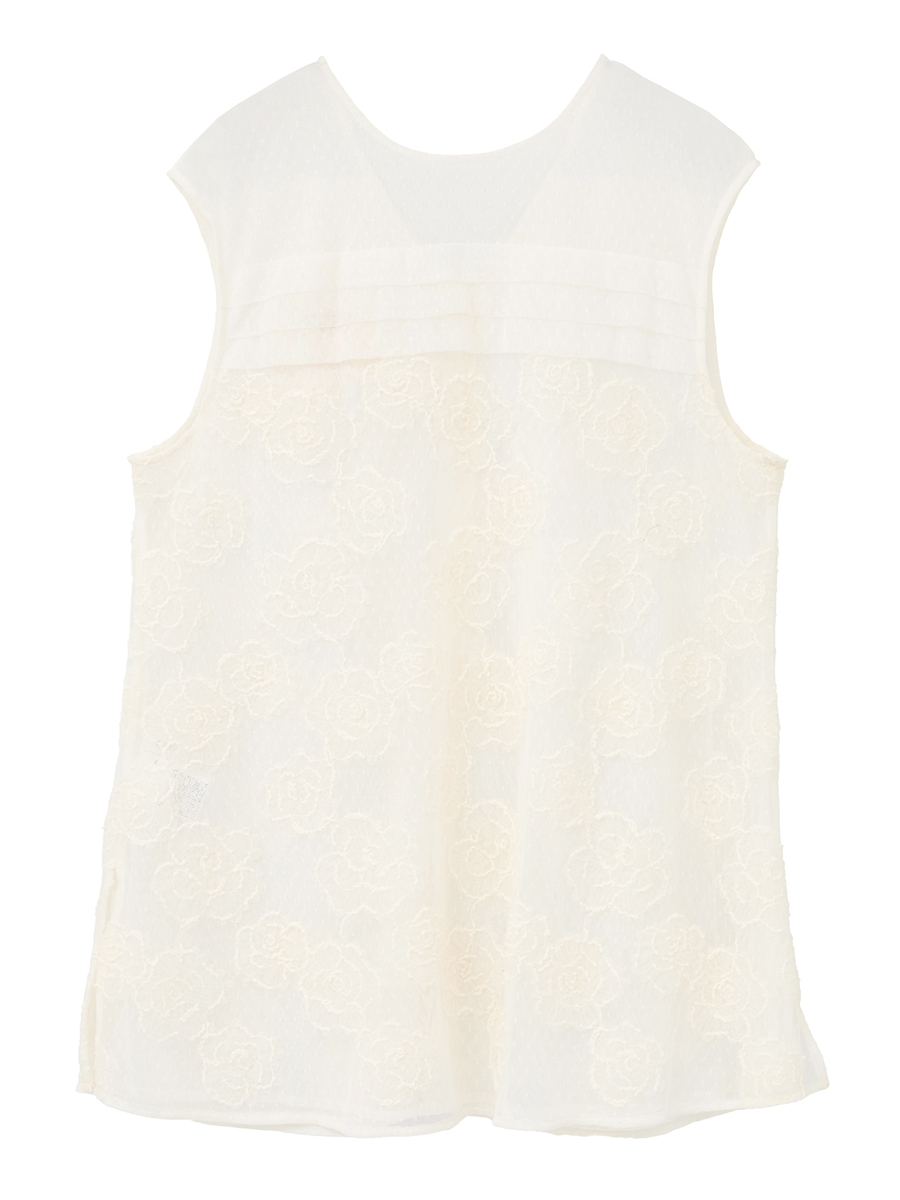 カメリアチュールレースチュニック 詳細画像 キナリ 2