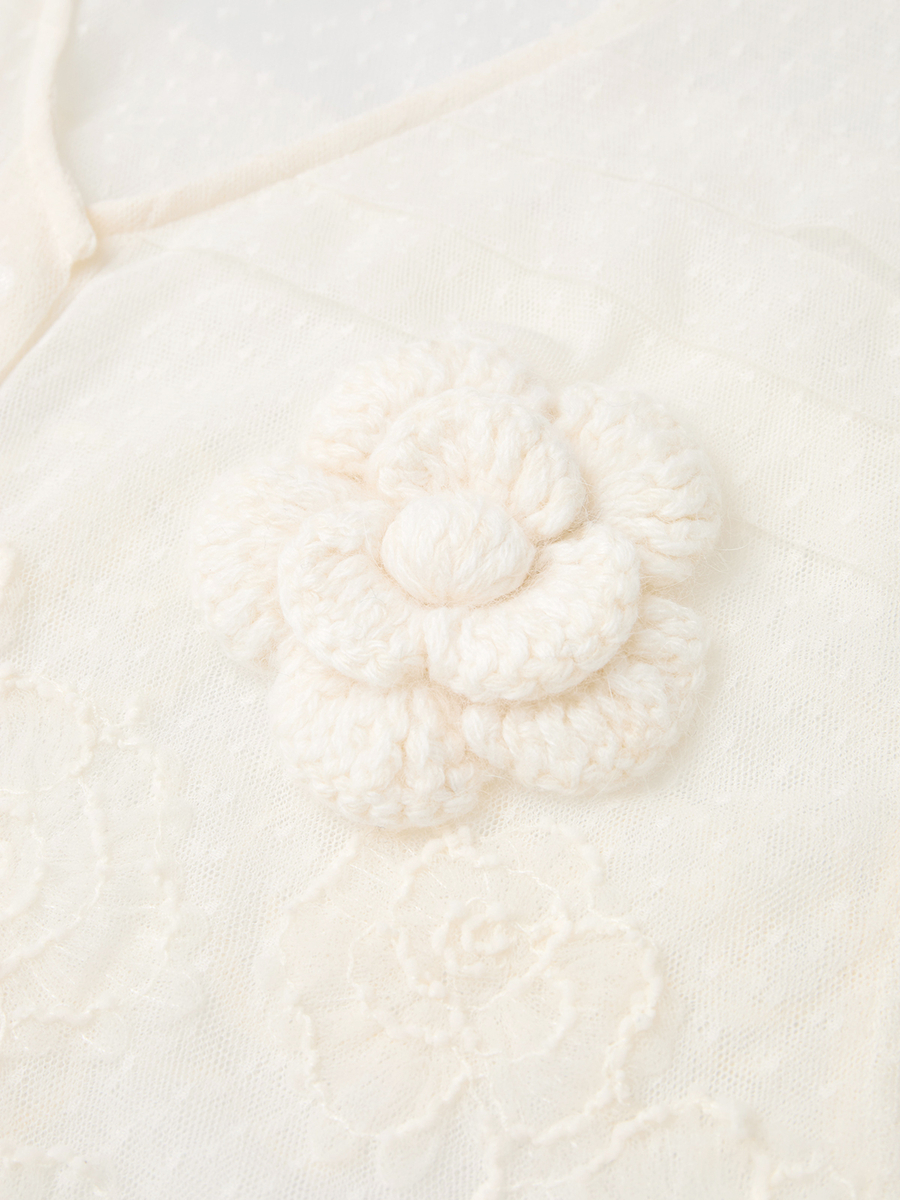 カメリアチュールレースチュニック 詳細画像 キナリ 7