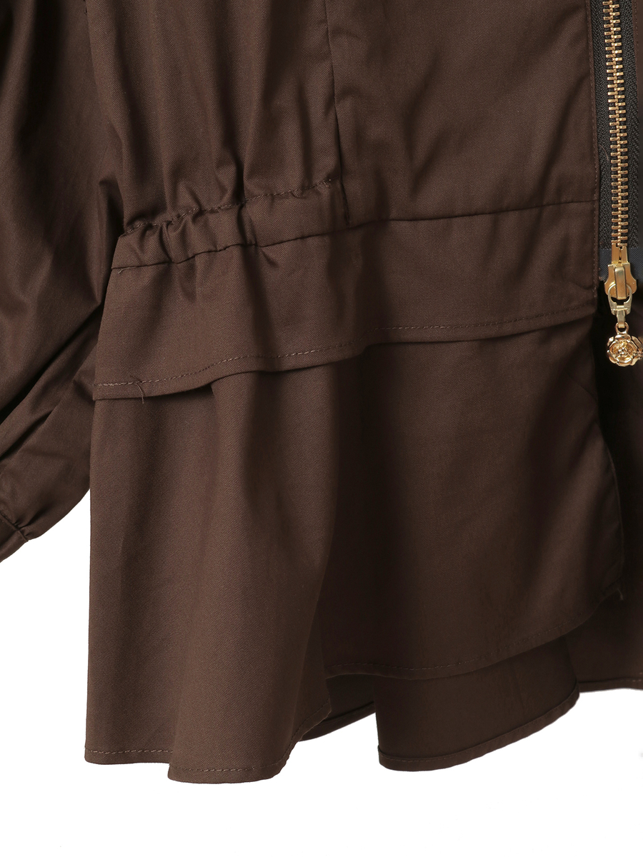 レース使いジャケットブラウス 詳細画像 クロ 5