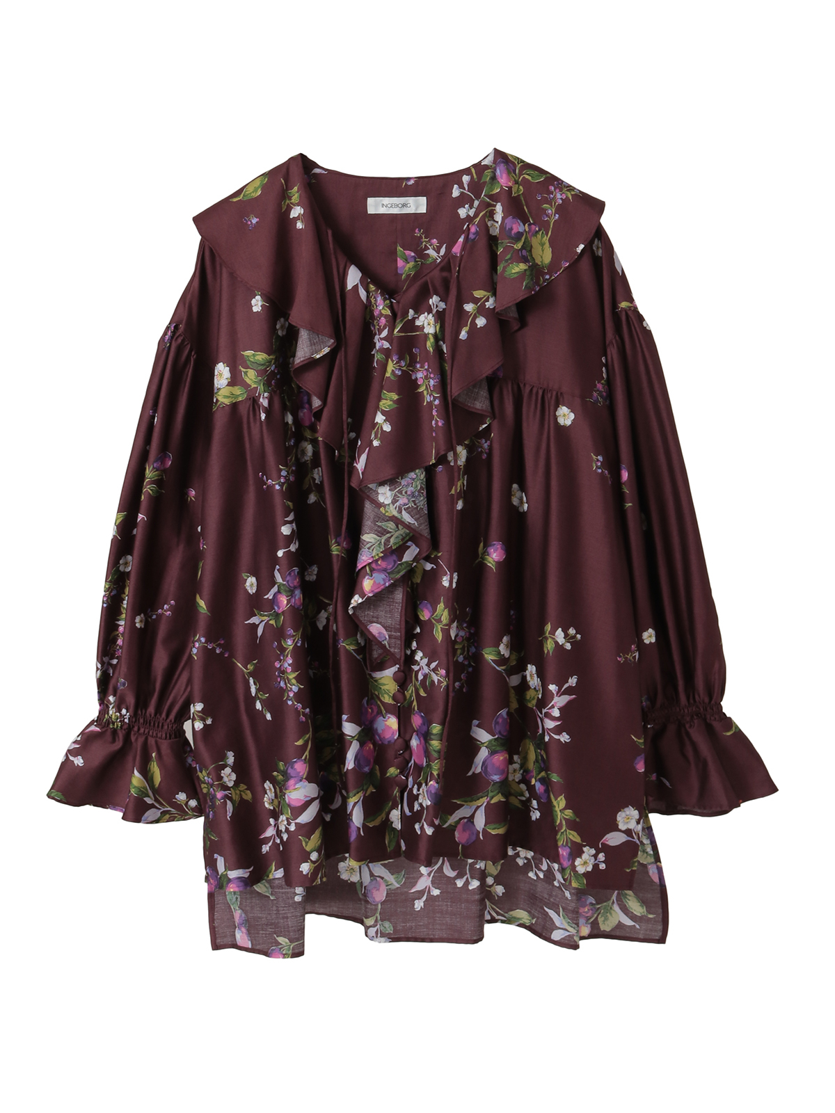 【超美品】ピンクハウスPINKHOUSE◆ピンタックたくさんブラウス◆ブラウン スモックブラウス｜ピンクハウスオフィシャルオンラインストア