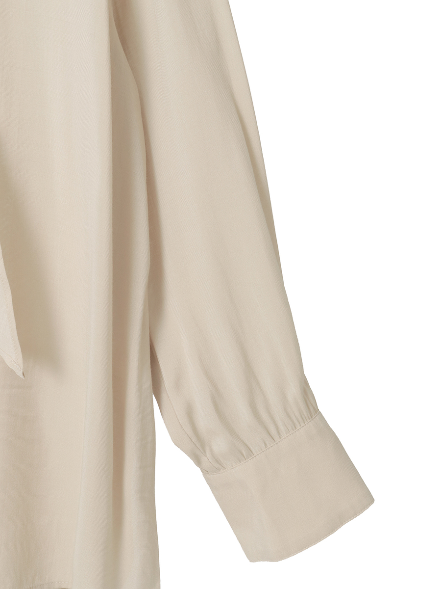 リボンタイブラウス 詳細画像 クロ 4