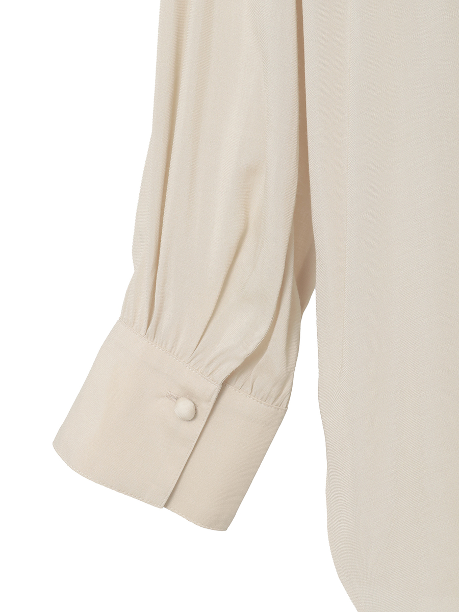 リボンタイブラウス 詳細画像 クロ 5