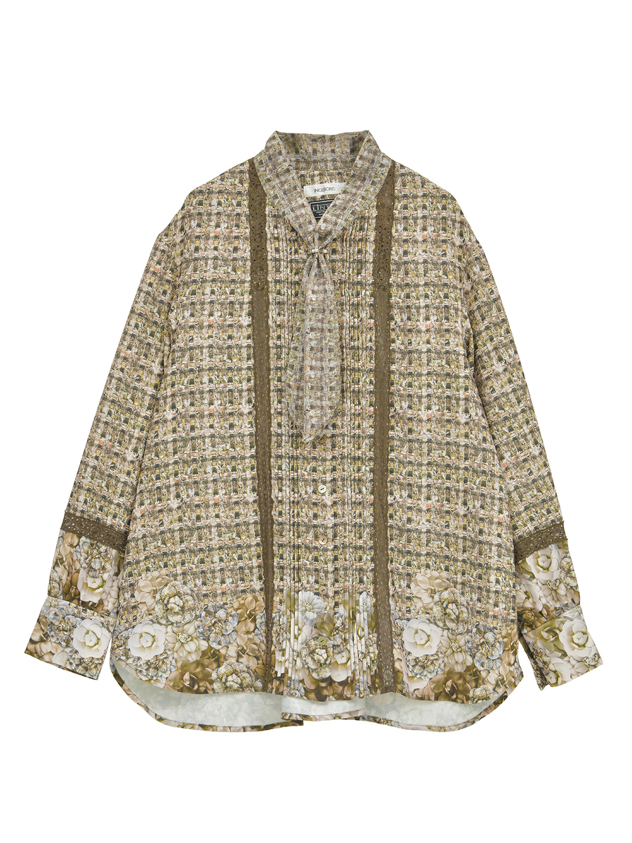 リントンフラワーpt.ブラウス 詳細画像 ベージュ 1