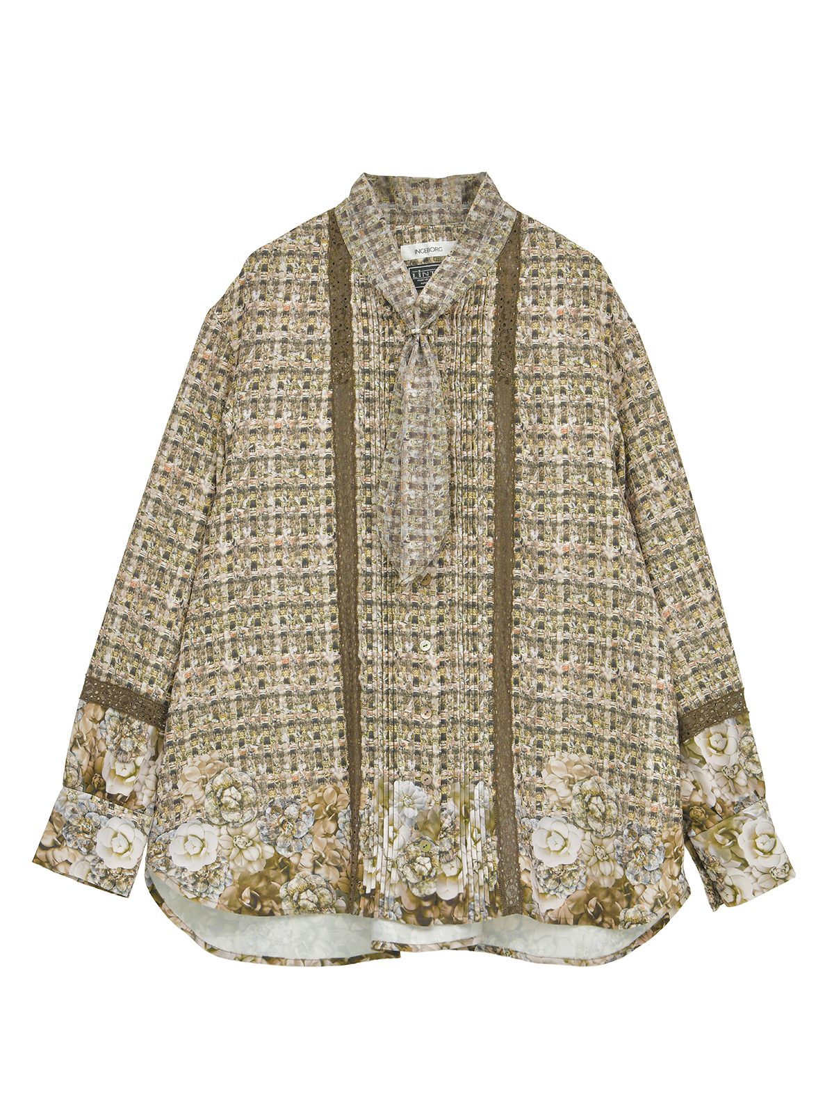 あつこ【美品】ルネ☆マーガレットフラワープリントブラウス34 あつこ【美品】ルネ☆マーガレットフラワープリントブラウス34