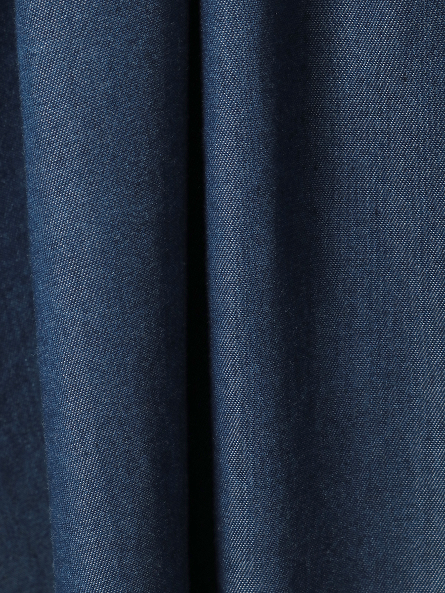 テンセルデニムタックブラウス 詳細画像 クロ 7