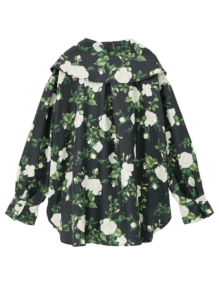 カメリアpt.ブラウス 詳細画像 チャ 2