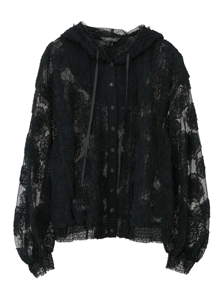 カメリアチュールレースブラウス