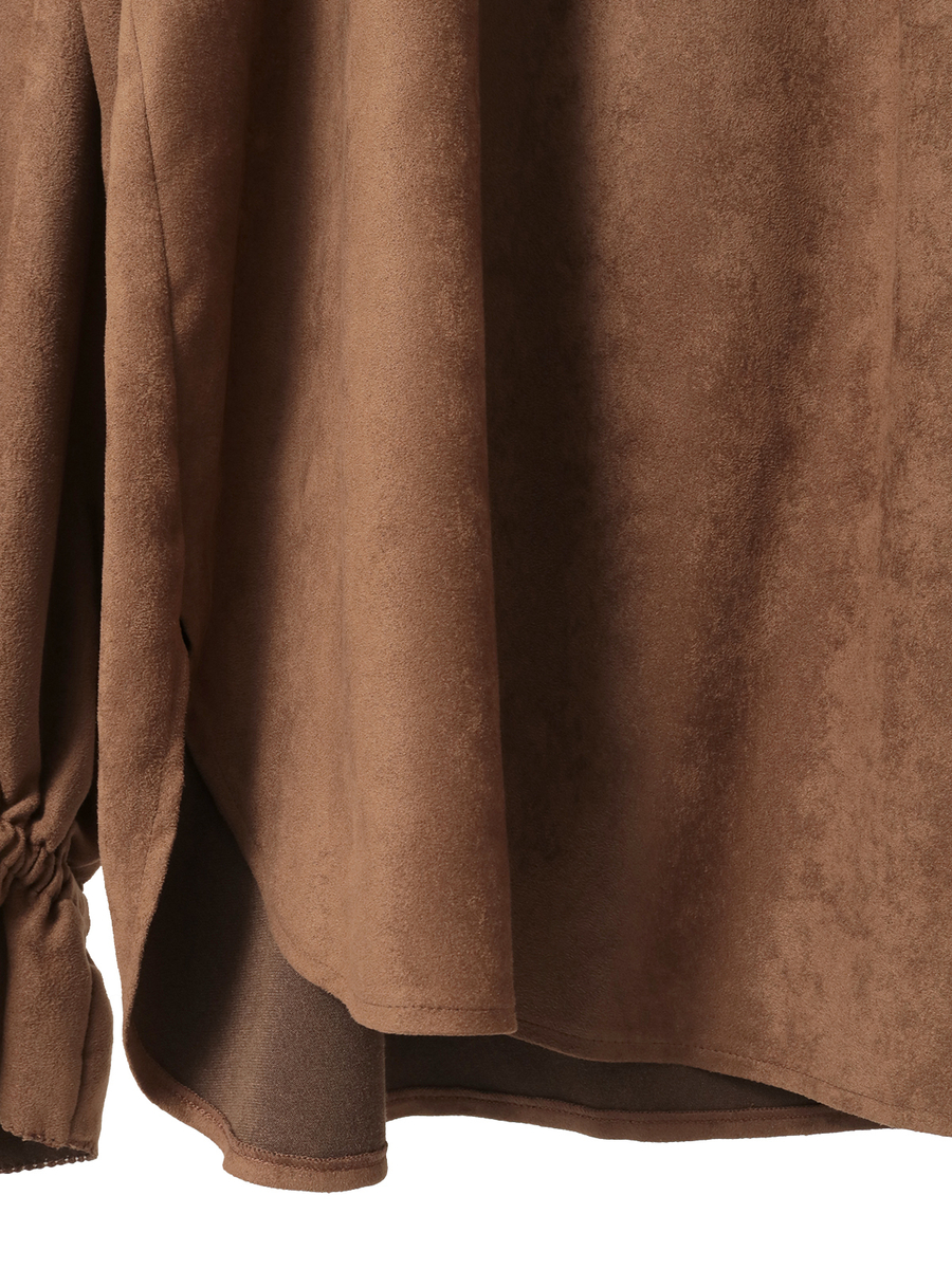 エコスエードブラウス 詳細画像 クロ 5