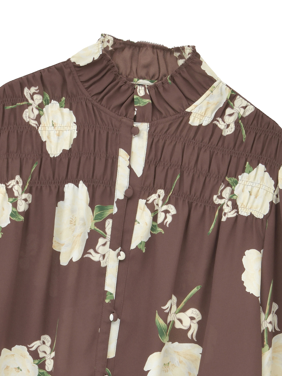 シャクヤクpt.ブラウス 詳細画像 ブラウン 3