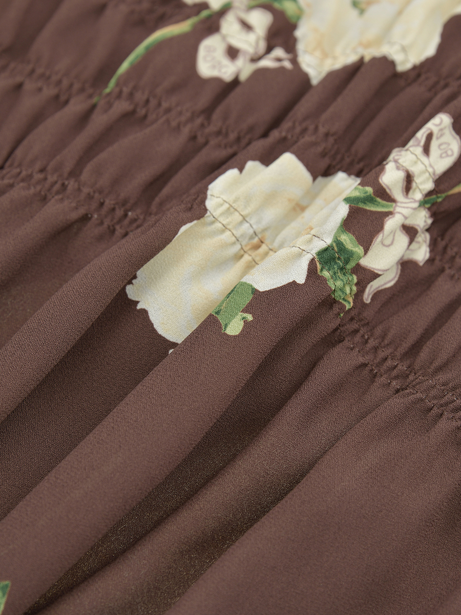 シャクヤクpt.ブラウス 詳細画像 ブラウン 8