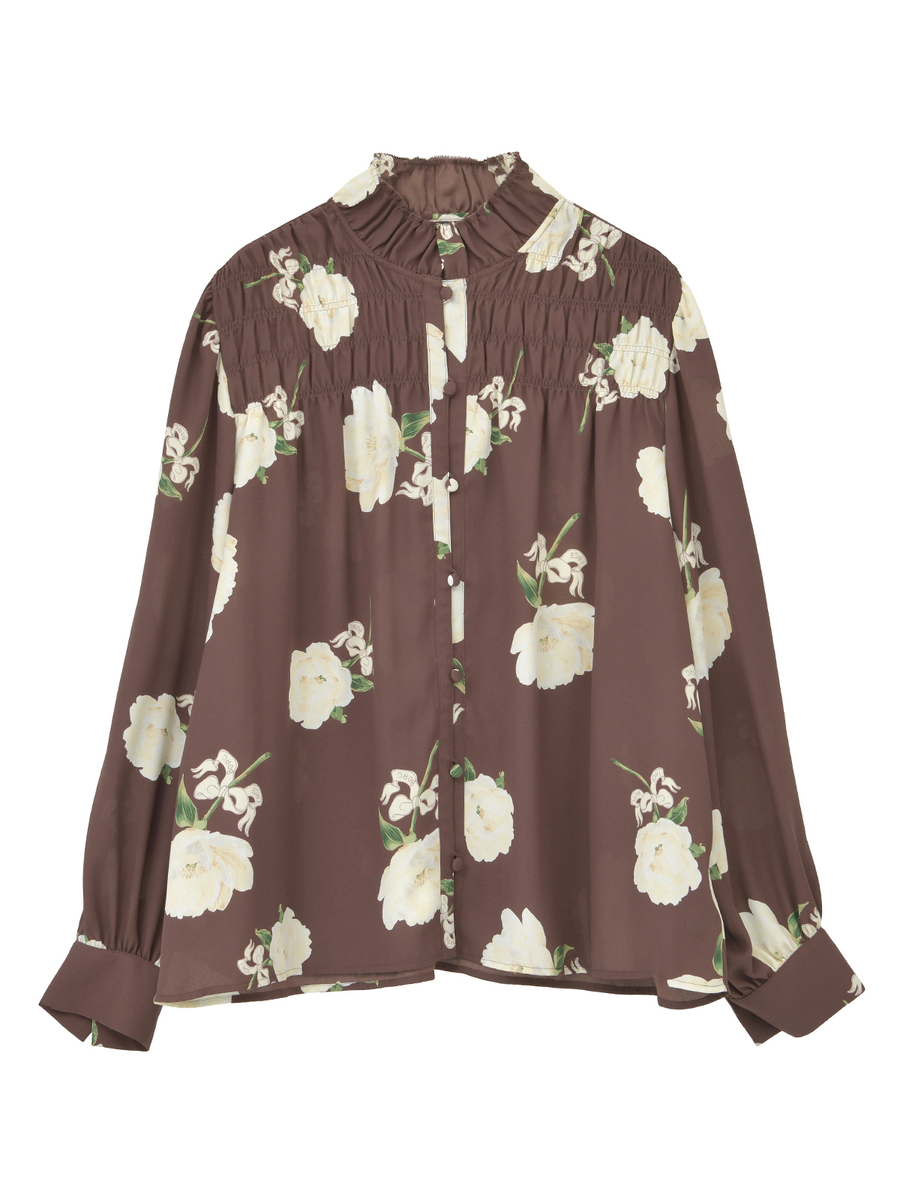 シャクヤクpt.ブラウス 詳細画像 ブラウン 1