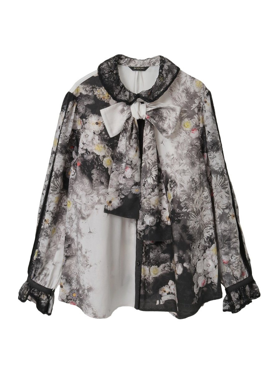 ミスティガーデンpt.ブラウス 詳細画像 クロ 1