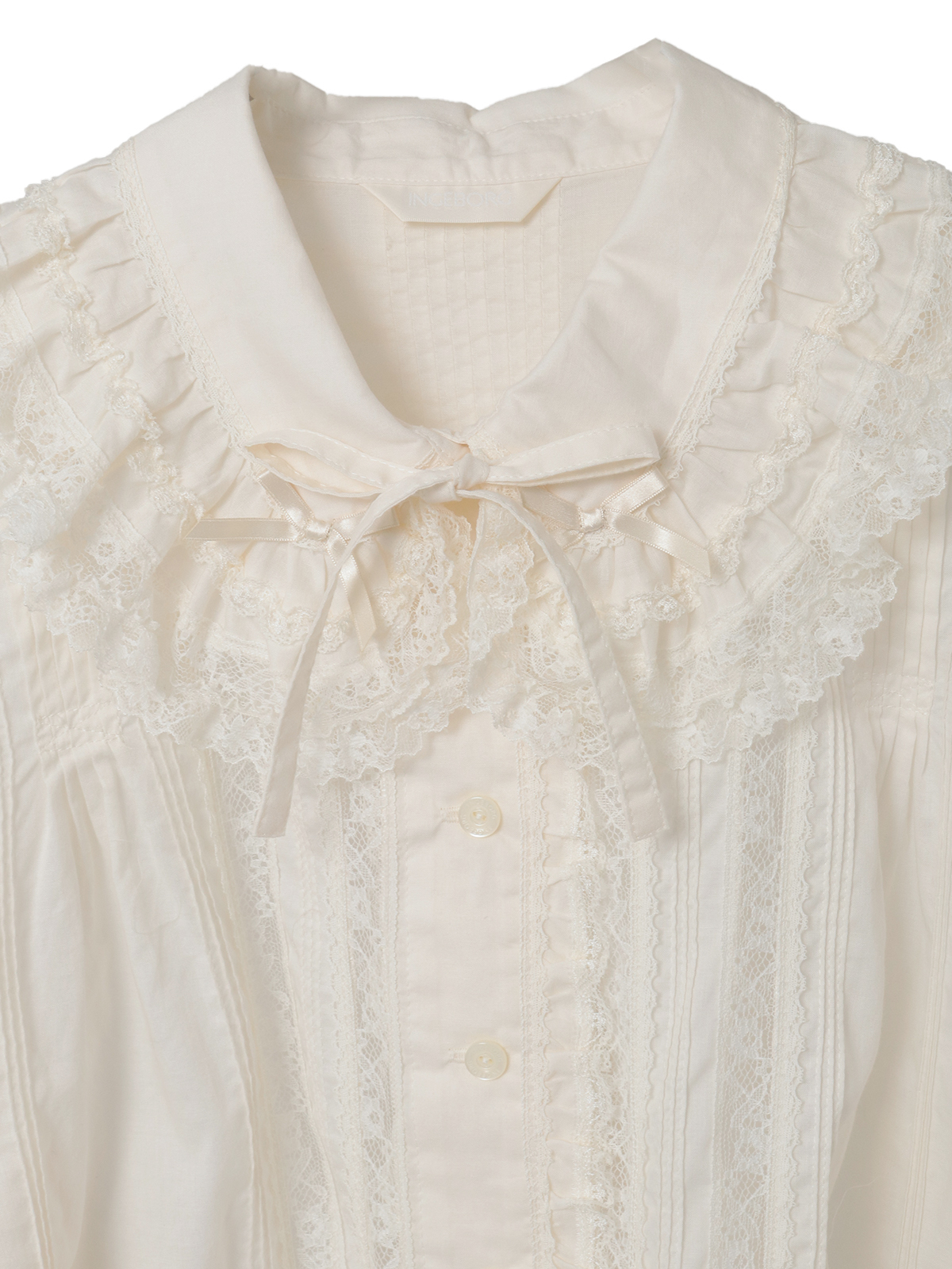 コットンローンレース使いブラウス｜ピンクハウスオフィシャル