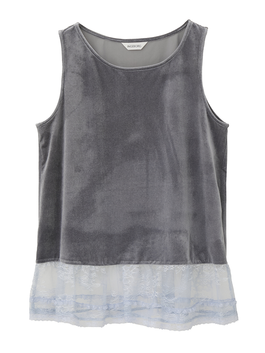 リバーレーススタンドカラーブラウス 詳細画像 クロ 12