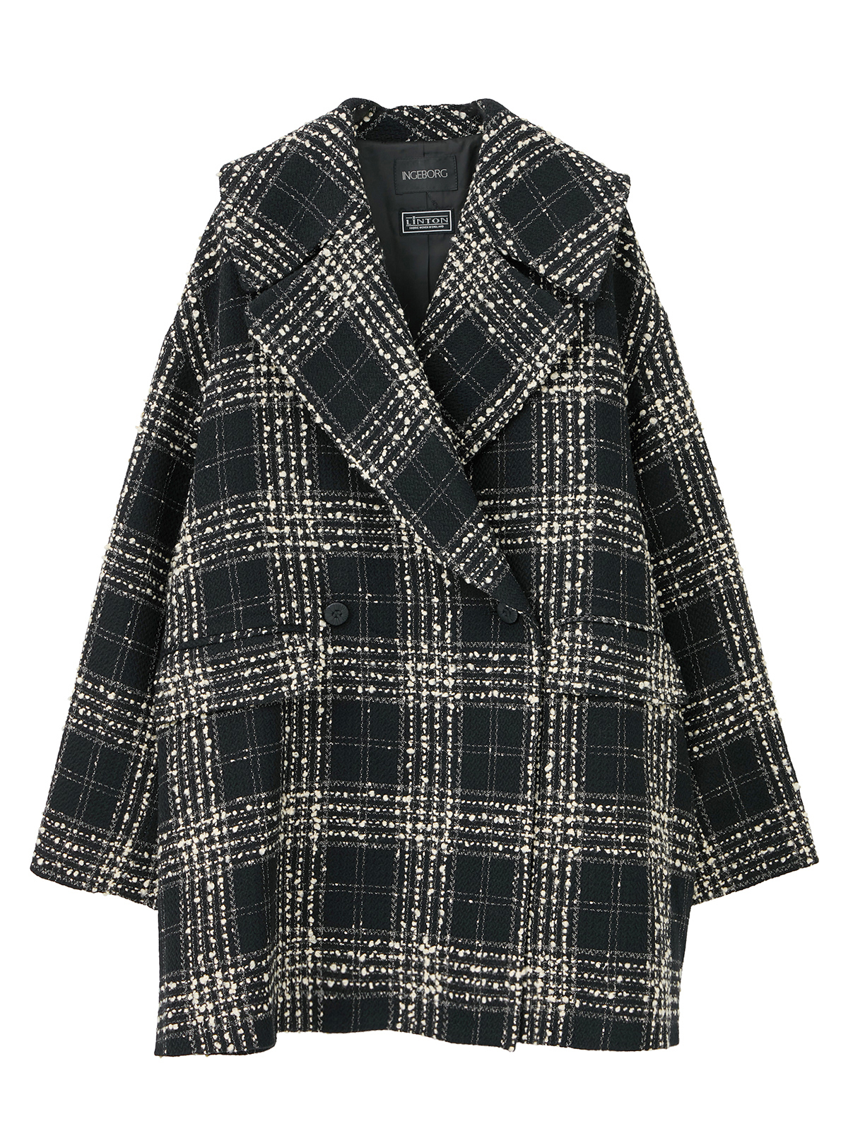 美品✨コトゥー　マリアケント　ツイードコート 42 衿ミンクファー　Aライン マリア・ケント社 格子ツイードワンピース 通販 - ディノス