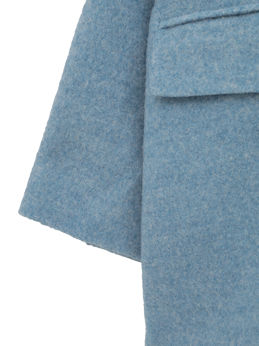 アルパカループビックカラーコート 詳細画像 ピンク 4