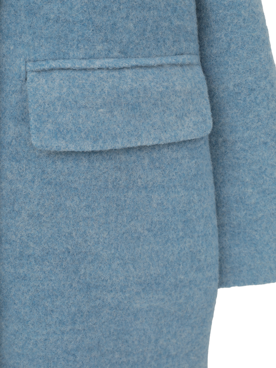 アルパカループビックカラーコート 詳細画像 ピンク 6