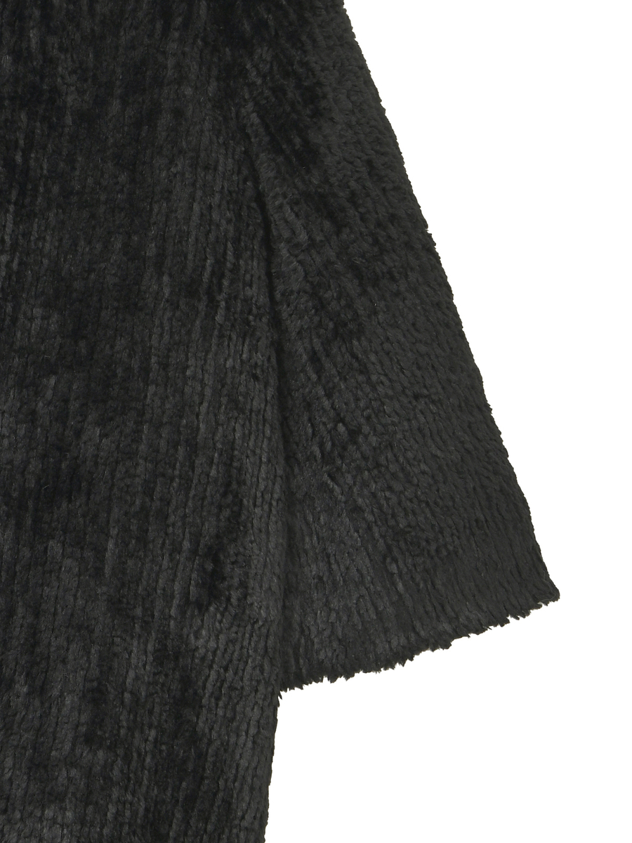 エコファーノーカラーコート 詳細画像 クロ 4