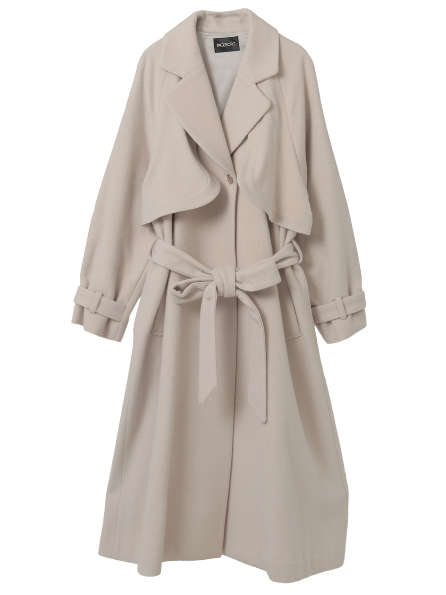 ライトビーバートレンチコート 詳細画像 グレージュ 1