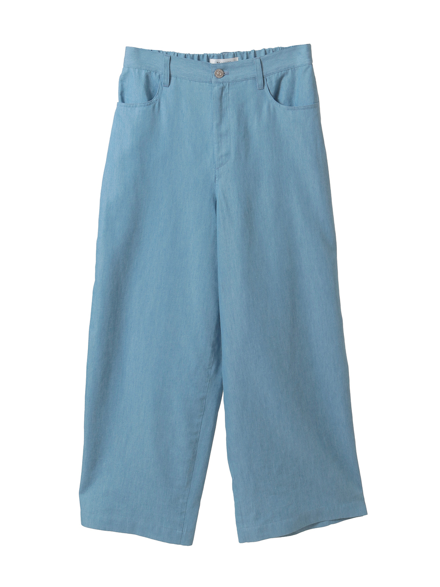 裾タブデニムストレートパンツ 詳細画像 ブリーチ 1