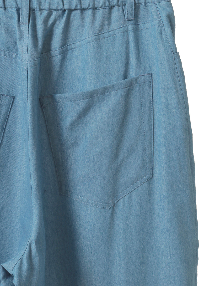 裾タブデニムストレートパンツ 詳細画像 ブリーチ 5