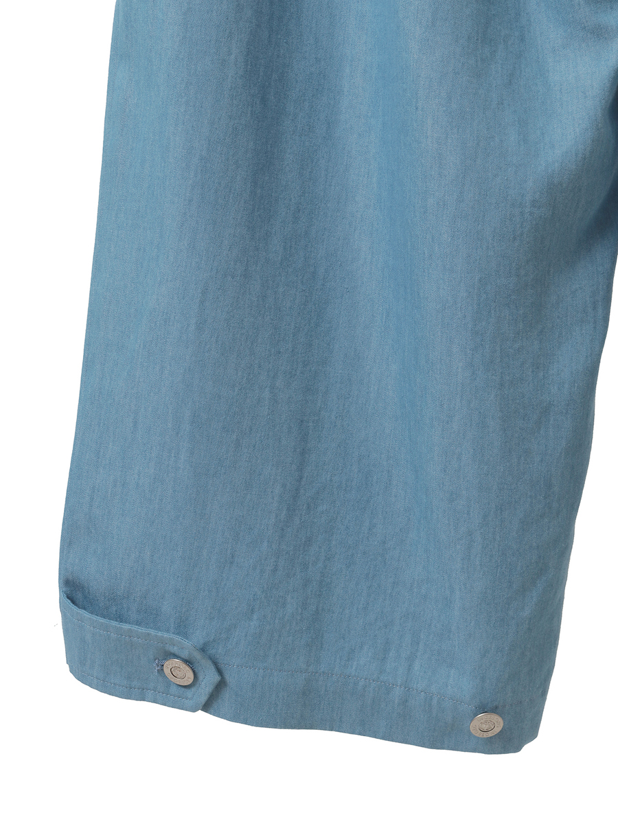 裾タブデニムストレートパンツ 詳細画像 ブリーチ 7