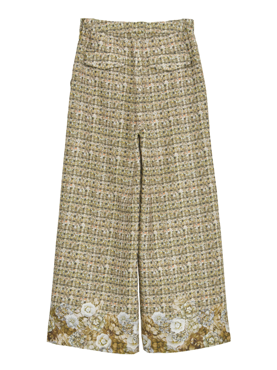 リントンフラワーpt.ワイドパンツ 詳細画像 ベージュ 2