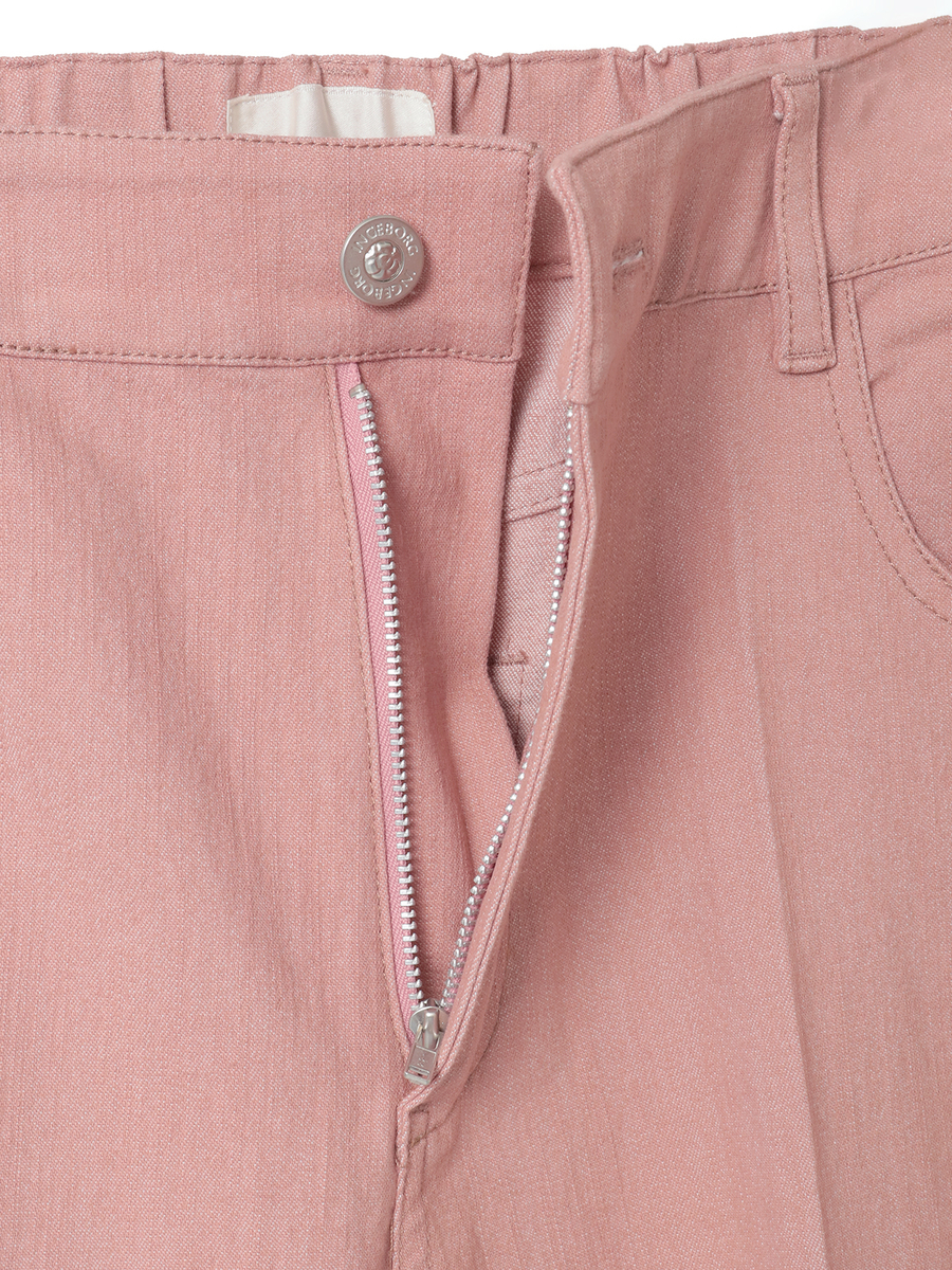 カメリア刺繍デニムパンツ 詳細画像 クロ 4