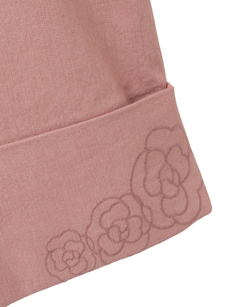 カメリア刺繍デニムパンツ 詳細画像 クロ 8