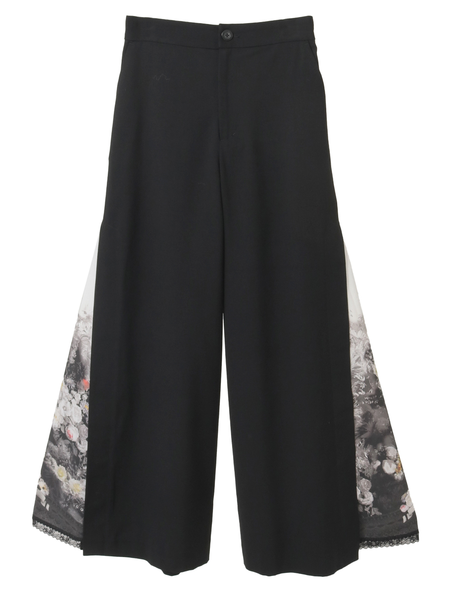 ミスティガーデンpt.使いスリットパンツ 詳細画像 クロ 1