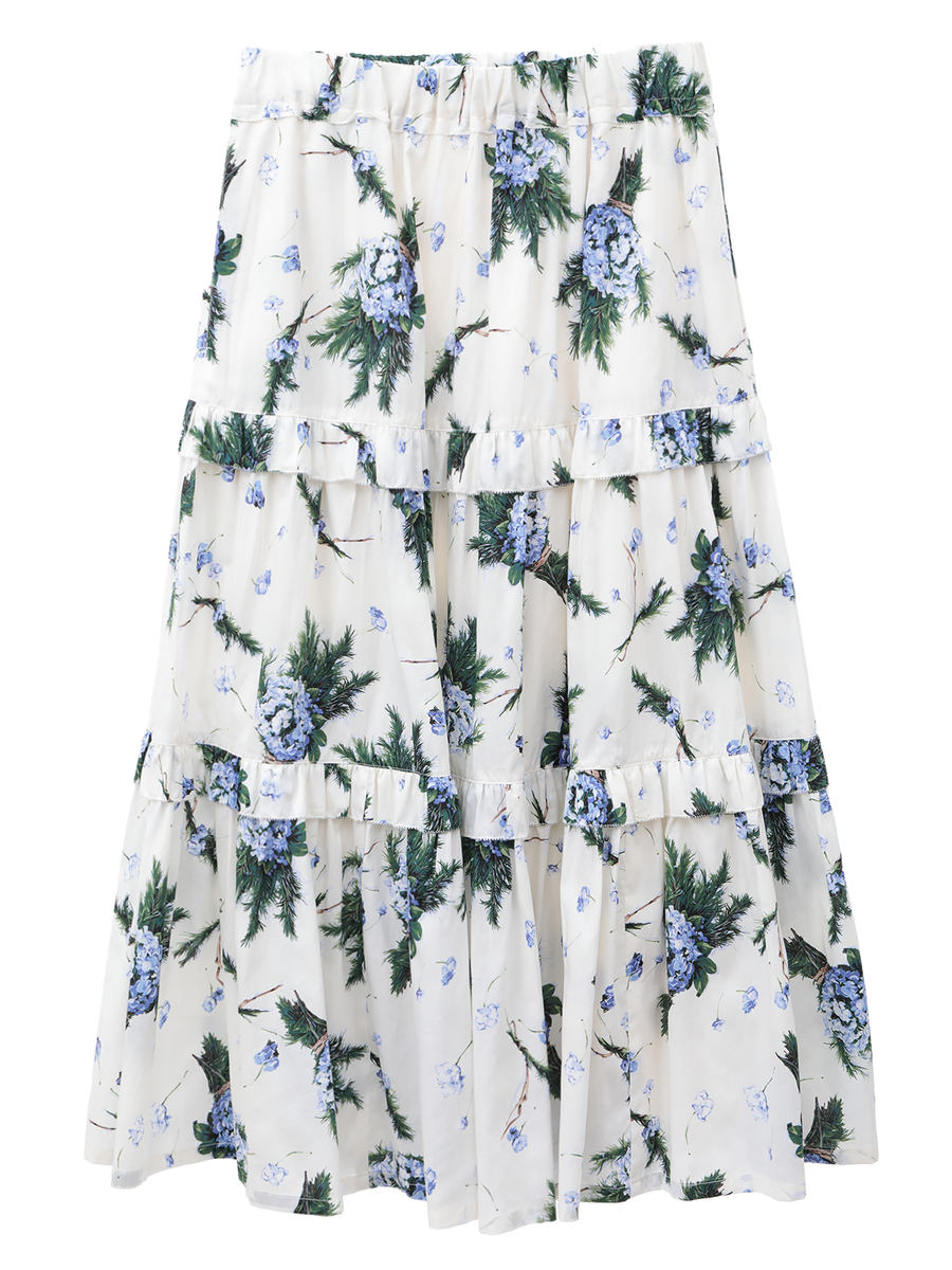 ローズマリーとアジサイpt.スカート 詳細画像 キナリ 1