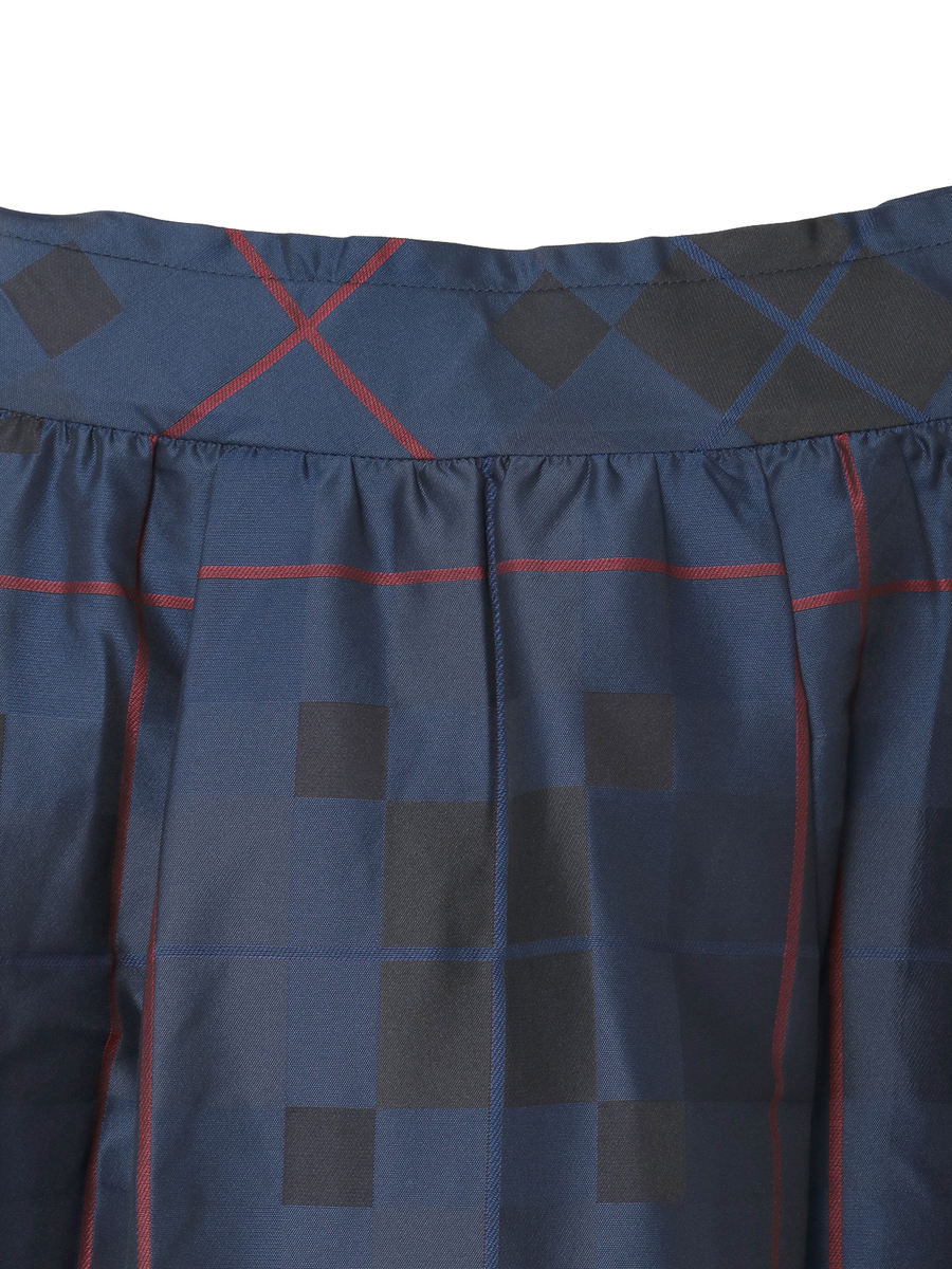 タフタタータンチェックスカート 詳細画像 ブラウン 5