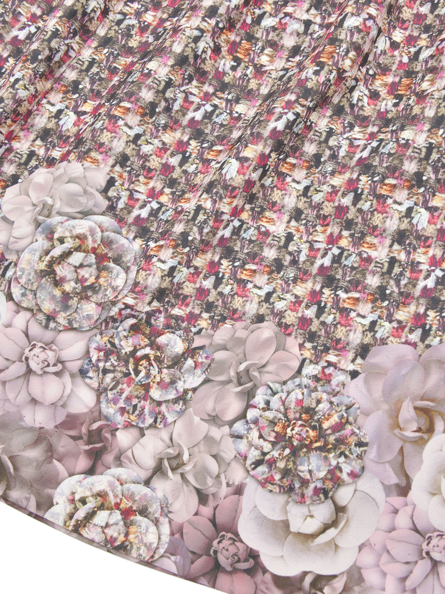 リントンフラワーpt.ティアードスカート 詳細画像 ピンク 5