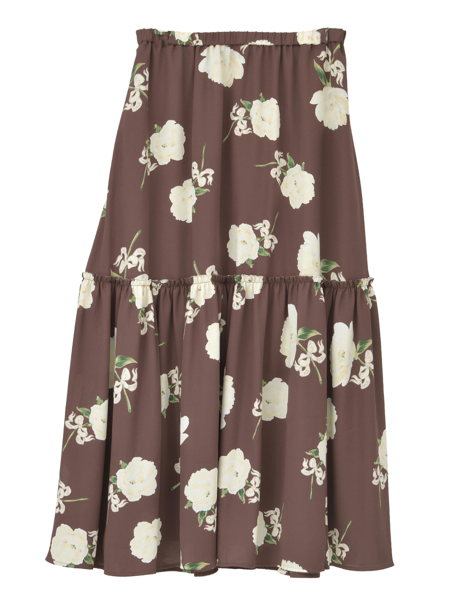 シャクヤクpt.スカート 詳細画像 レッド 1