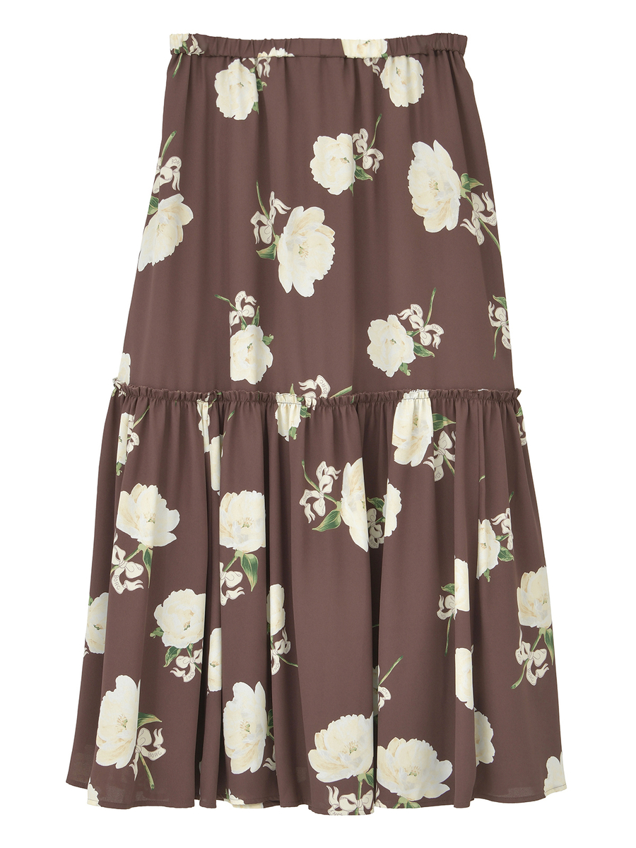 シャクヤクpt.スカート 詳細画像 レッド 2