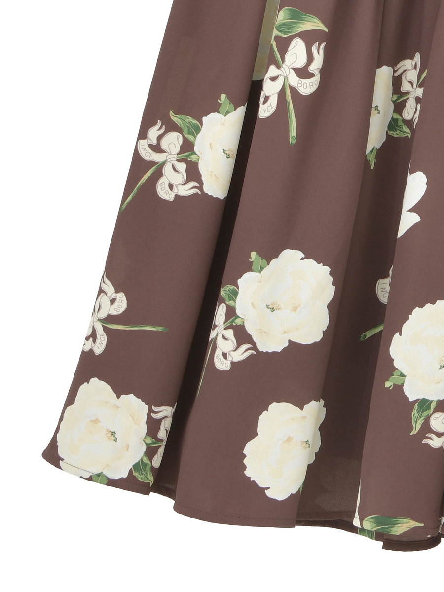 シャクヤクpt.スカート 詳細画像 レッド 4