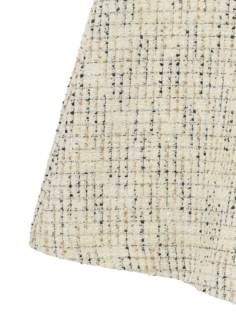 カナーレツイードスカート 詳細画像 シロ 4