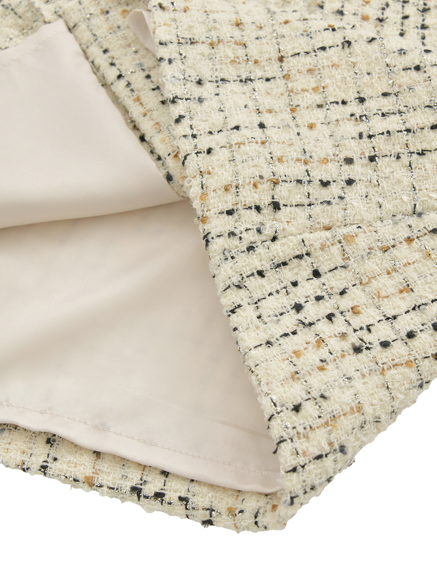 カナーレツイードスカート 詳細画像 シロ 6