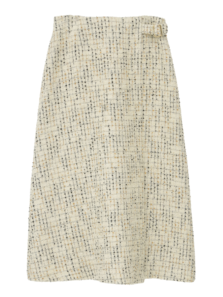 カナーレツイードスカート 詳細画像 シロ 1