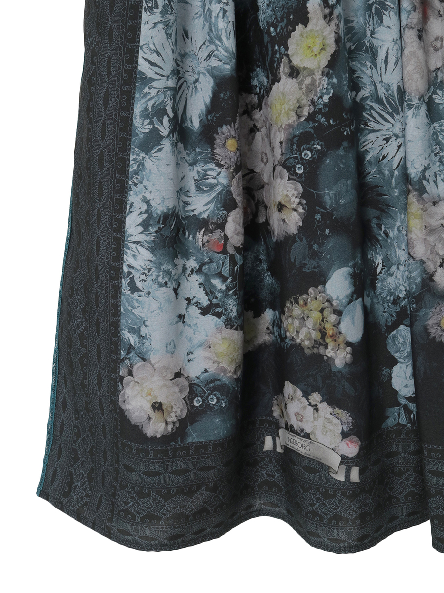 ミスティガーデンpt.スリットスカート 詳細画像 ブルー 5