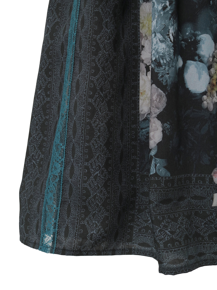 ミスティガーデンpt.スリットスカート 詳細画像 ブルー 6