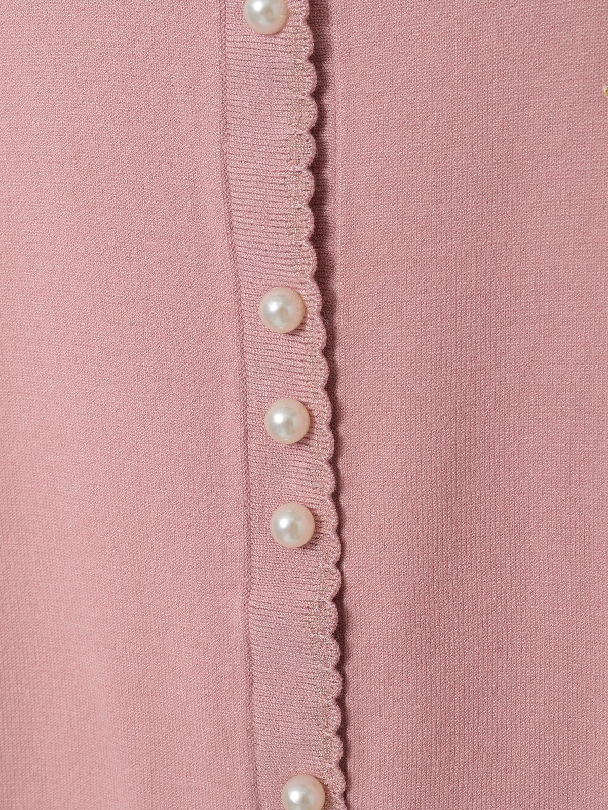 Le Salon de INGEBORGワッペン付きカーディガン｜ピンクハウス