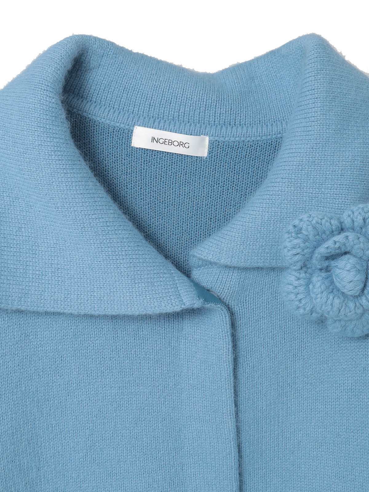 フラワーモチーフ付きニットコート｜ピンクハウスオフィシャル