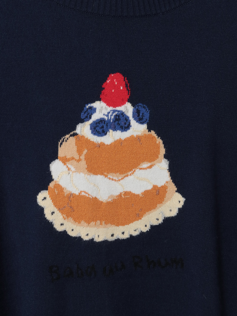 スイーツワンポイントセーター 詳細画像 コゲチャ 6